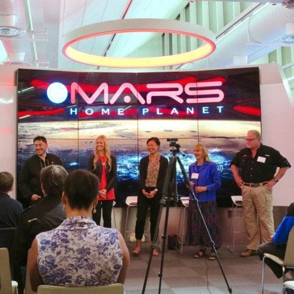 HP Mars Home Planet headquarters kick-off organize...