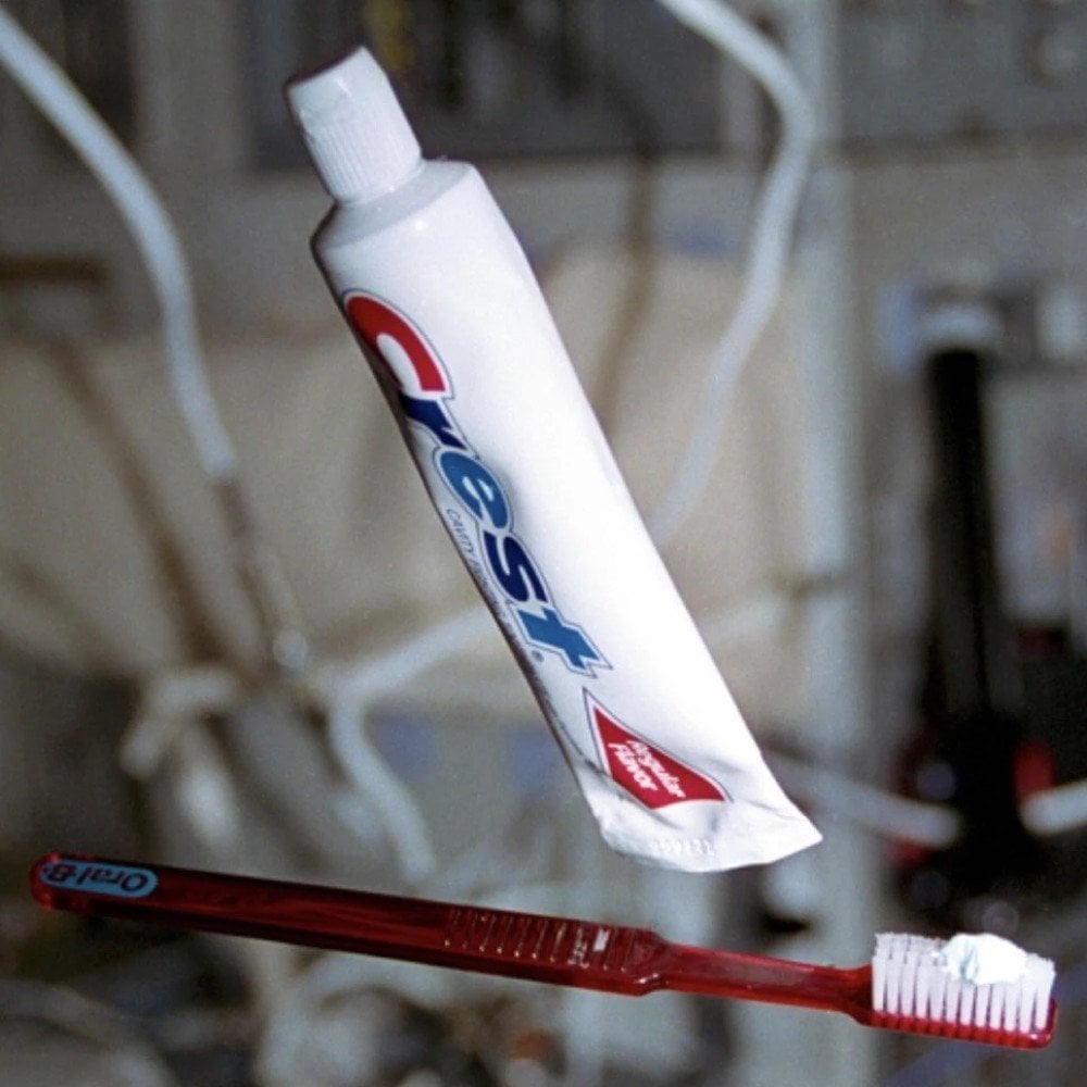 Floating toothbrush & toothpaste anyone? Imagine t...