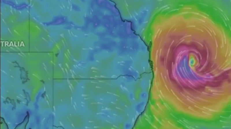 Article from www.news.com.au with the title Millions warned to brace for days without power as Tropical Cyclone Alfred is due to begin path towards coast