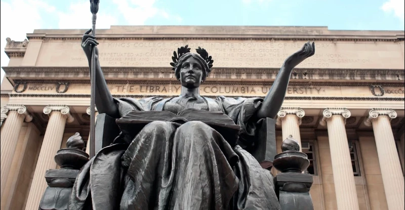 Article from www.theatlantic.com with the title A Warning for Columbia University
