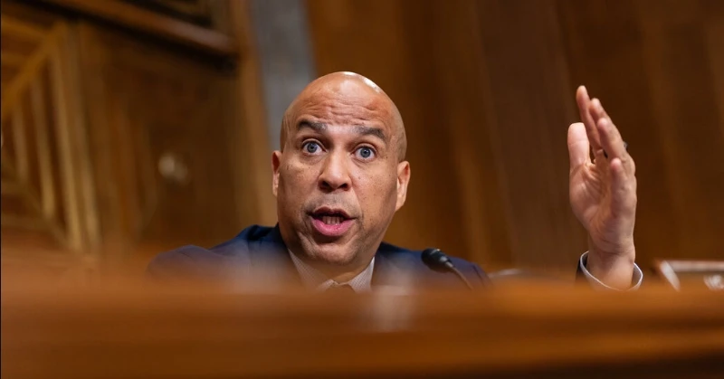 Cory Booker Slams Trump’s Policies in Marathon Senate Floor Speech