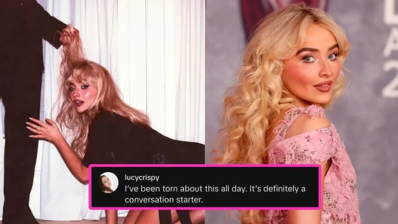 Article from www.pedestrian.tv with the title Why Is The Internet Melting Down Over Sabrina Carpenter’s Latest Album Art?