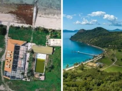 Article from www.realestate.com.au with the title Deserted private island with abandoned resort up for sale