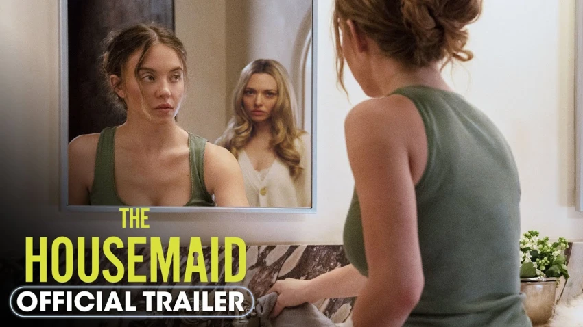 Article from www.youtube.com with the title The Housemaid (2025) Official Trailer – Sydney Sweeney, Amanda Seyfried, Brandon Sklenar