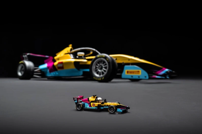 Article from www.lego.com with the title Fast Work: Designing the LEGO Group’s new F1 ACADEMY™ racing car (and a LEGO® set to match!)